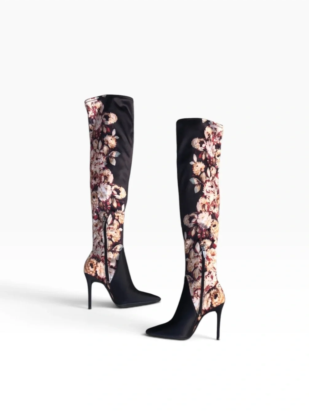 Jessica Simpson Loring Floral Over the Knee Boots 5.5 NWOT